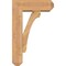 Ekena Millwork Legacy Craftsman Smooth Bracket w/ Offset Brace, Western Red Cedar, 5 1/2"W x 14"D x 22"H BKT0604X14X22LEC04SWR - alternate 2